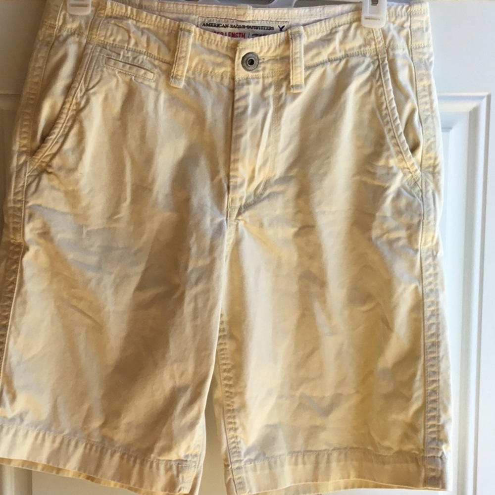 American Eagle Outfitters longer length waist30” yellow shorts